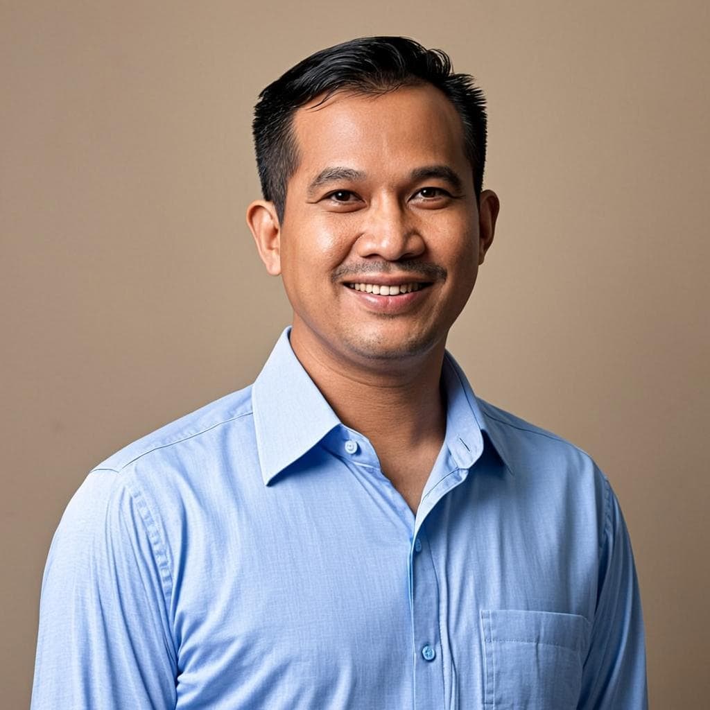 Foto Budi Santoso, Ketua Pengurus Yayasan Aura Lentera Indonesia.