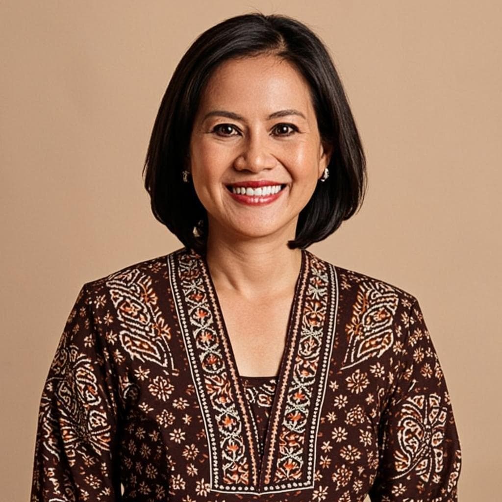 Foto Indah Catur Cahyaningtyas, Pembina Yayasan Aura Lentera Indonesia.